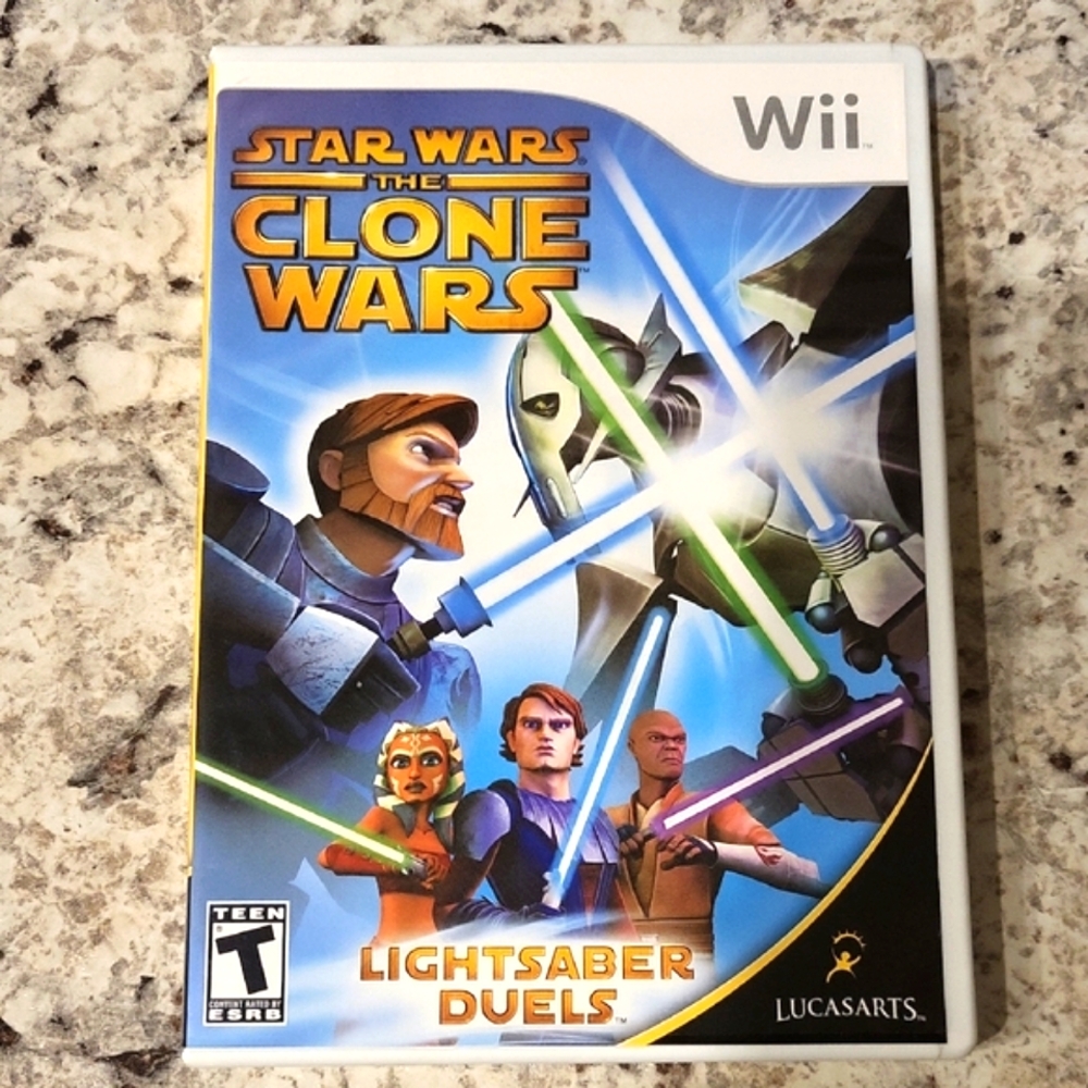 WII Star Wars: The Clone Wars - Lightsaber Duels